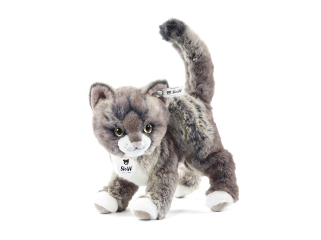 Kitty Katze, grau/beige, 25 cm