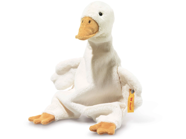 Gilda Gans Schmusetuch weiss 28 cm