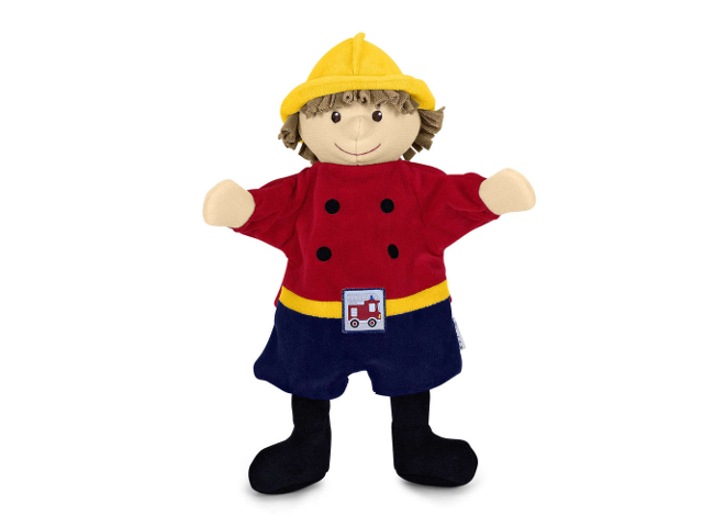 Handpuppe Feuerwehrmann