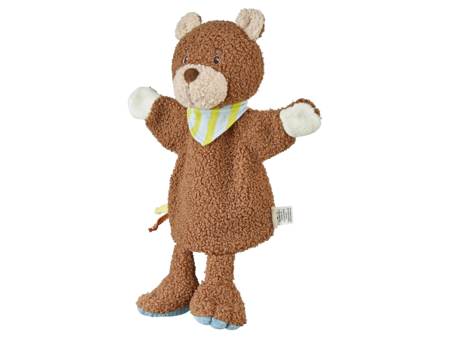 Handpuppe Bär Bob hellbraun