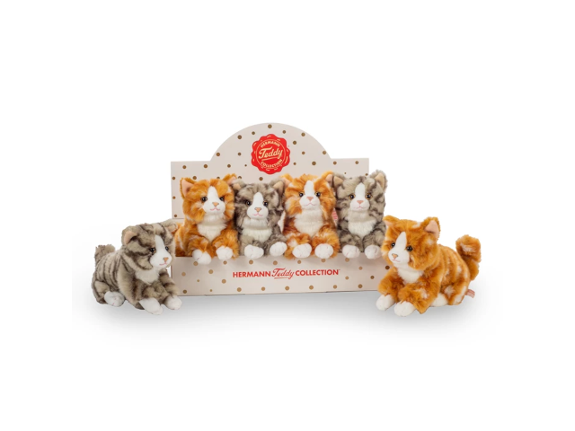 Katzen 2-farb.sort. 18 cm