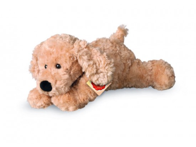 Schlenkerhund beige 28 cm