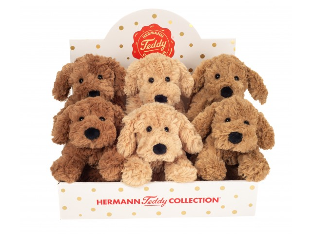 Schlenkerhund 3-farb. sort. 20 cm
