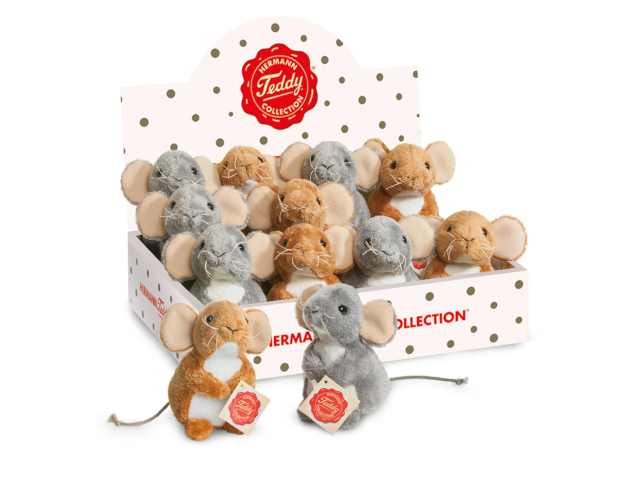Mäuse 2-farbig assortiert 11cm
