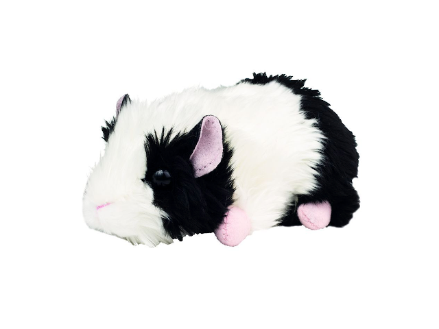 Meerschweinchen schwarz/weiss 15 cm