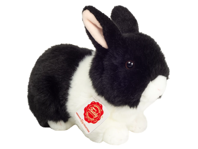 Hase schwarz-weiss 23cm