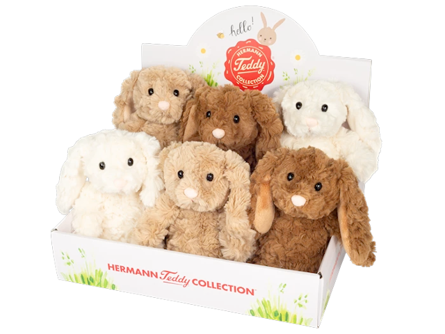 Häschen 3-farbig assortiert