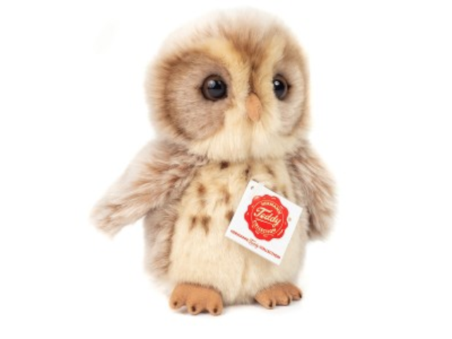 Eule hellbraun 16 cm