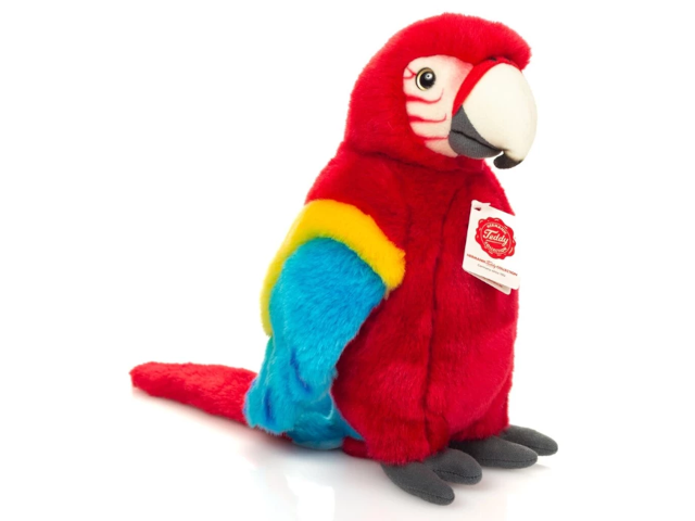 Papagei Scharlachara rot 27cm