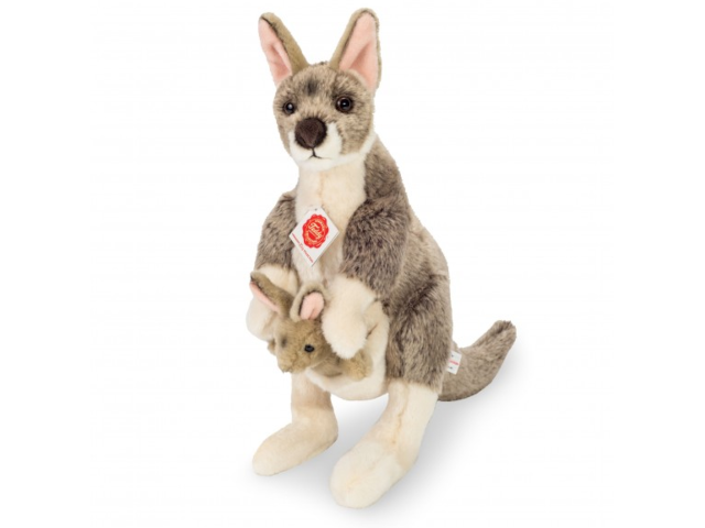 Känguruh mit Baby 33 cm