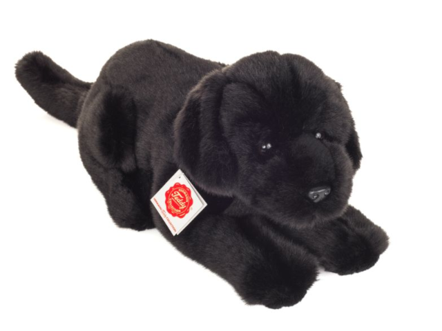 Labrador liegend schwarz 30 cm