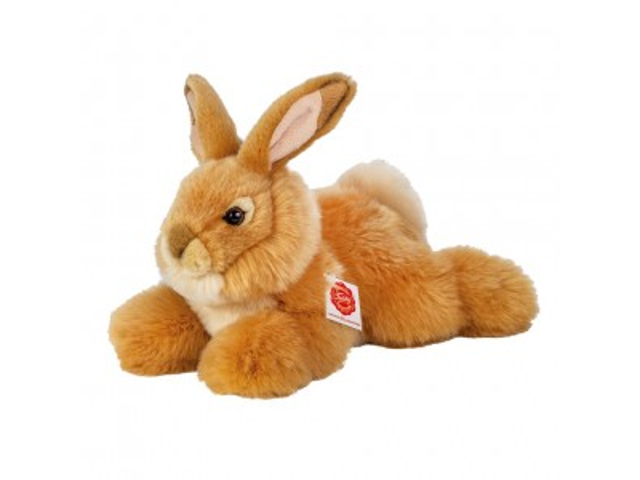 Hase liegend goldbraun 28cm
