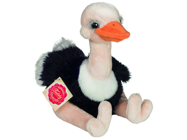 Straussenkueken sitzend 20 cm