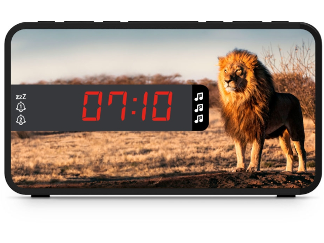 Bigben - Dual Alarm Clock R16 - Safari