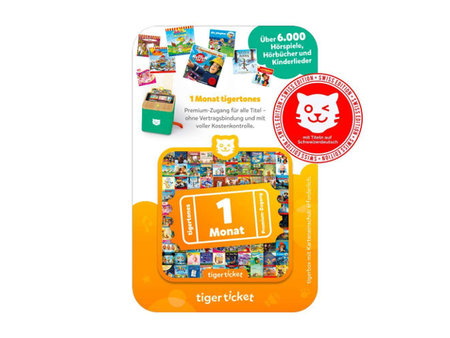 tigerticket - 1 Monat `Swiss Edition`
