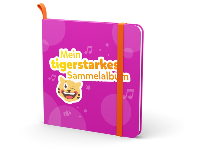 Sammelalbum für Tigercards LILA