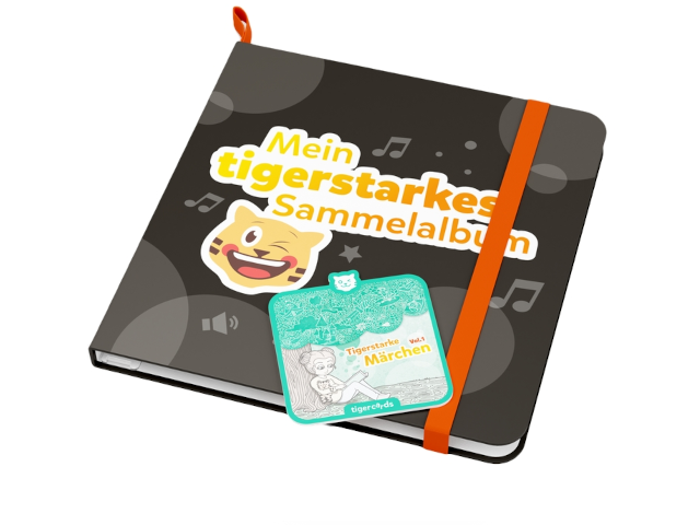 Sammelalbum für Tigercards SCHWARZ