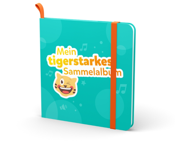 Sammelalbum für Tigercards GRÜN