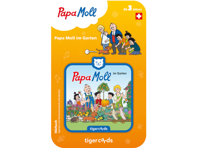 tigercard: Papa Moll im Garten