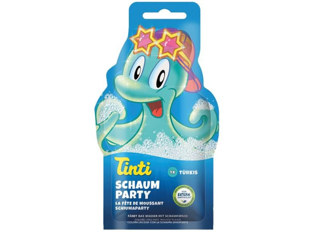 Schaumparty türkis