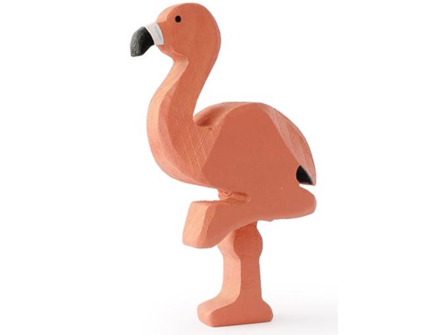 Flamingo auf einem Bein