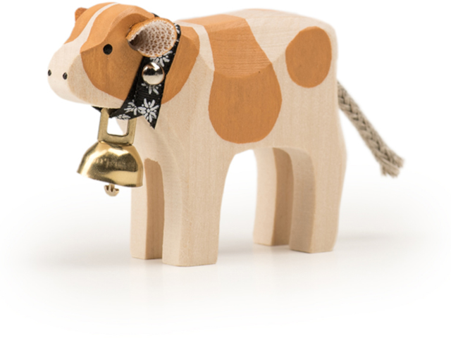 Kalb mit Glocke Simmentaler