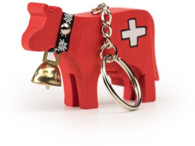 Kuh mini Swiss Schlüsselanhänger