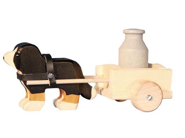 Bernersenn mit Wagen