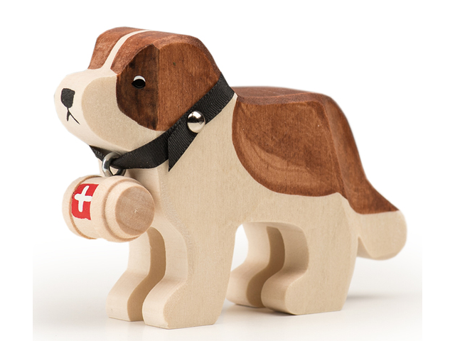 Bernhardiner Barry mit Fässchen