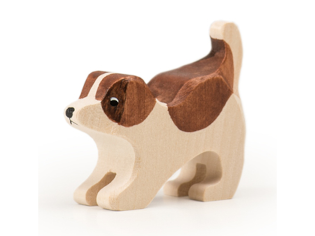 Bernhardiner Barry spielend Welpe