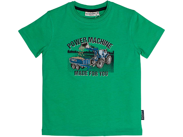 Shirt `Tractor` in Grün, Grösse 128/134
