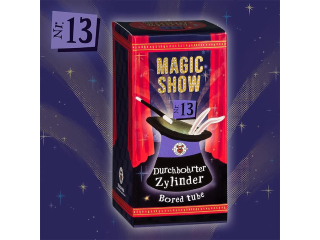 MAGIC SHOW Trick 13 Durchbohrter Zylinder