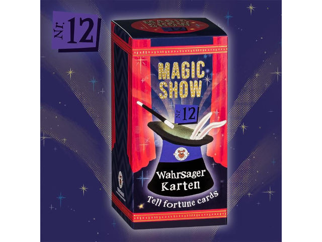 MAGIC SHOW Trick 12 Wahrsager Karten