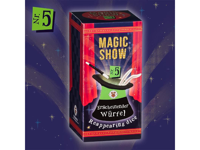 MAGIC SHOW Trick 5 Erscheinender Würfel