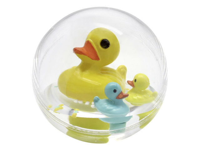 Wasserball Entenfamilie