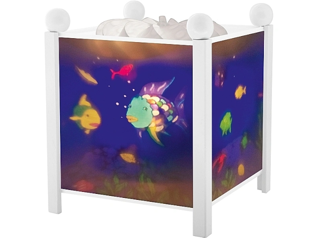 Magische Laterne - Nachtlicht - Set `Regenbogenfisch`