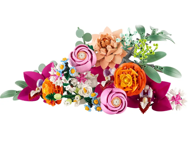 Lego Botanicals Schöner Rosafarbener Blume - 0