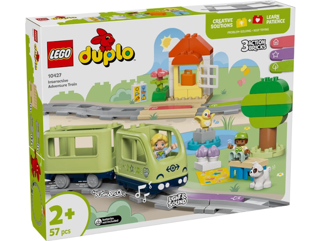 Interaktive Abenteuer-Eisenbahn Lego Duplo, 57 Teile