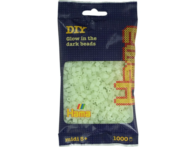 HAMA Perlen Leuchtgrün 1.000Stück