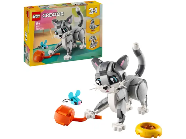 Lego Creator Graue Katze