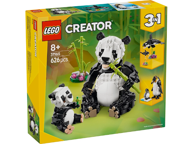 Lego Creator Wilde Tiere Pandafamilie