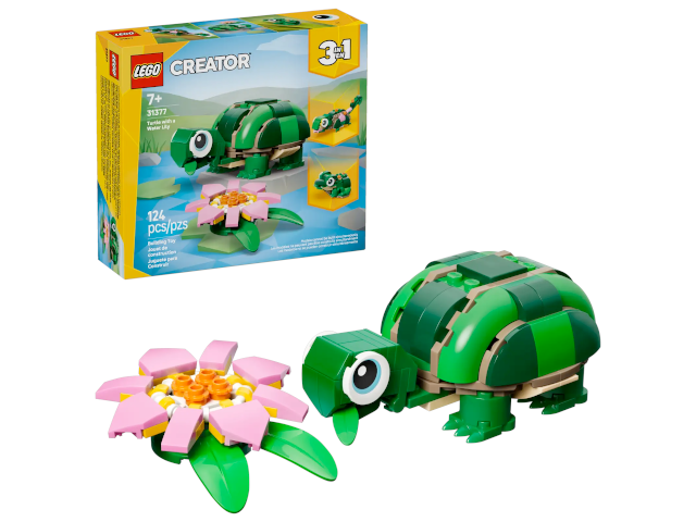Lego Creator Schildkröte mit Seerose