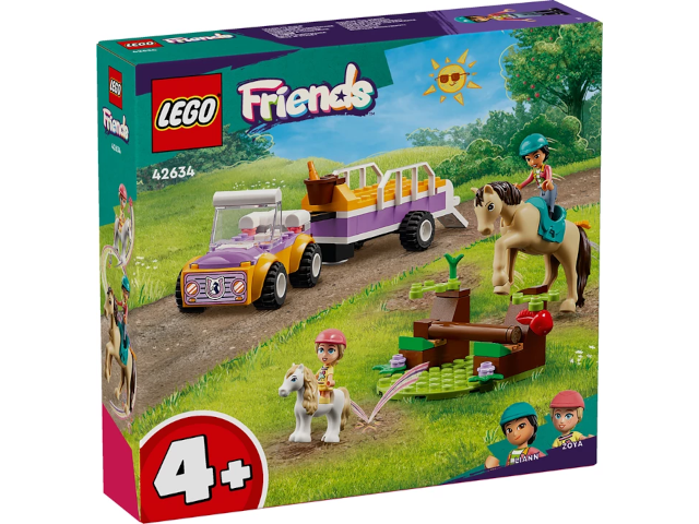 Pferde- und Pony-Anhänger Lego Friends, 105 Teile