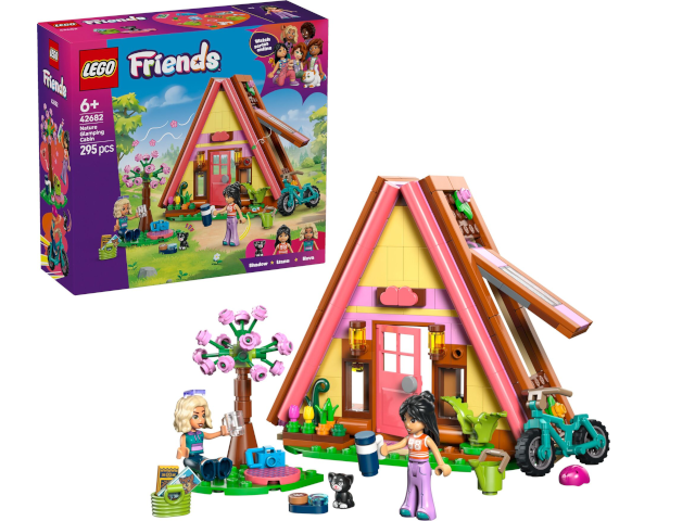 Lego Friends Glampinghütte in freier Natur