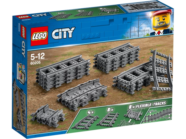 Schienen Lego City Eisenbahn, 20 Teile