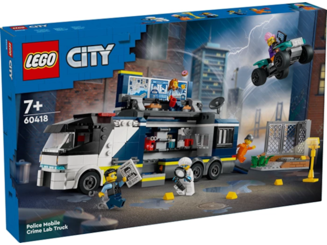 Polizeitruck mit Labor Lego City, 674 Teile
