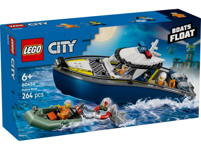 Lego city Verfolgungsjagd im Polizeiboot