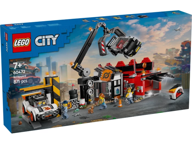 Schrottplatz mit Autos Lego City, 871 Teile