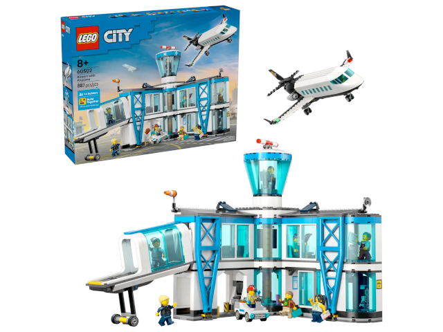 Lego City Flughafen mit Flugzeug