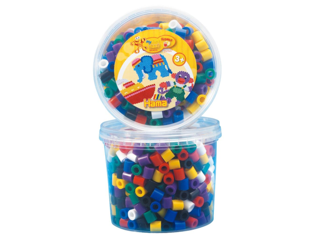 HAMA MaxiPerlen Dose Vollton 600 Stück